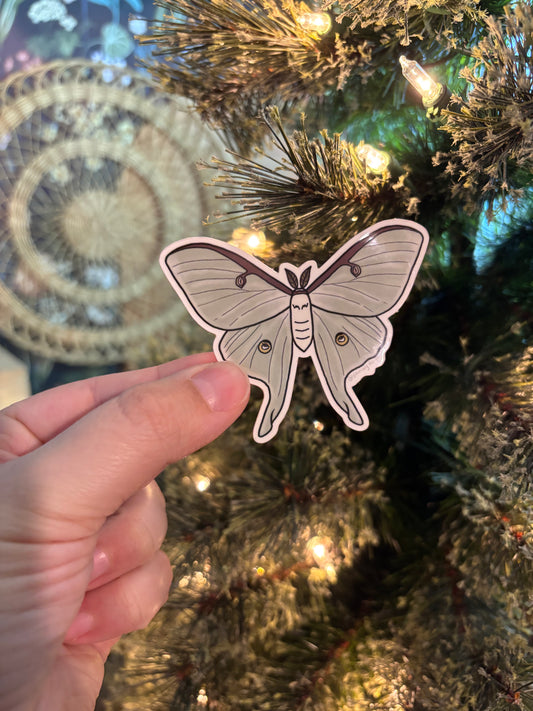 Luna Moth Sticker