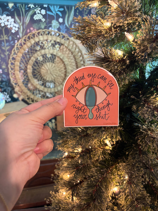 "My Third Eye..." Vinyl Sticker