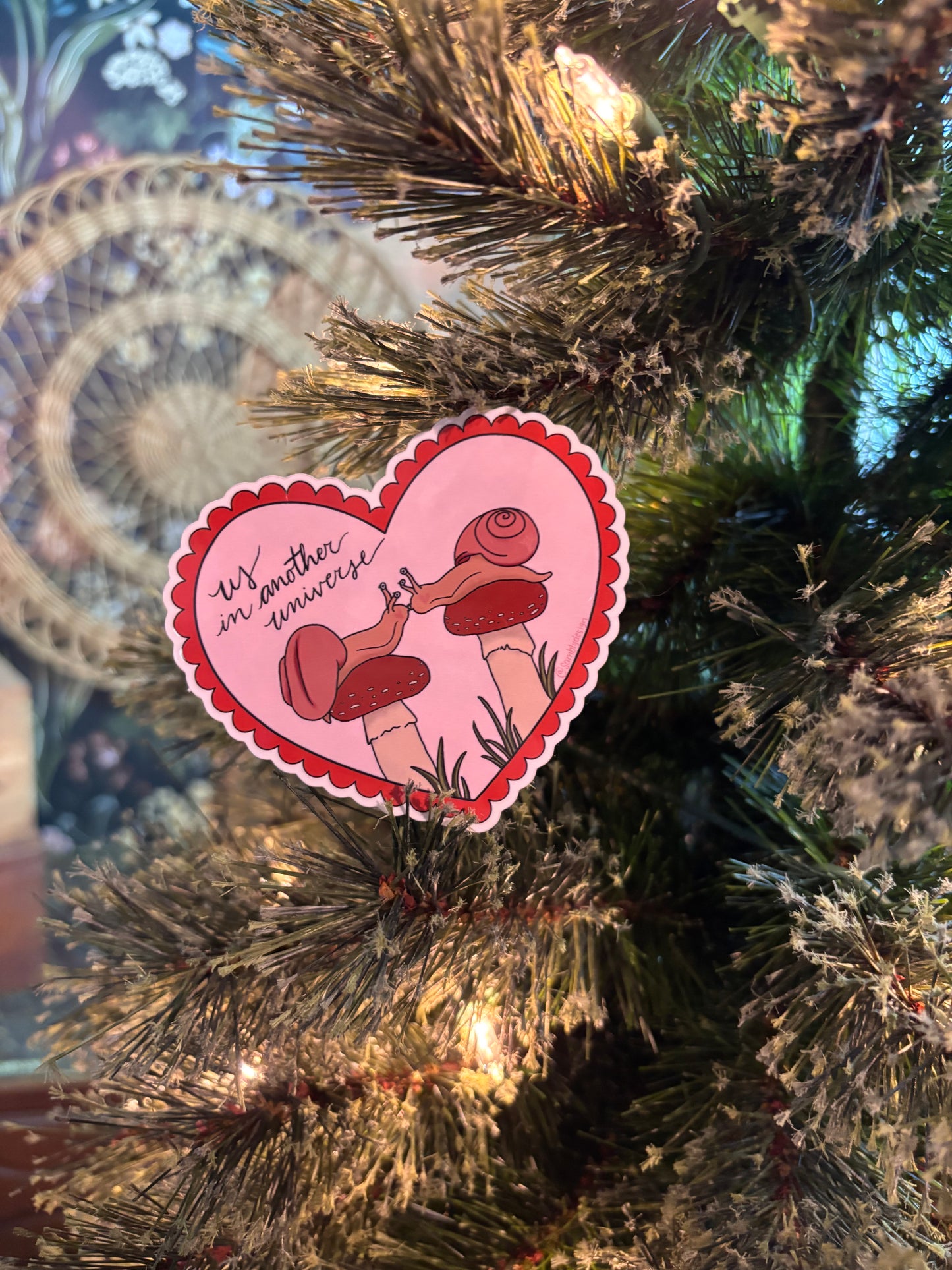 "Us in Another Universe" Snails in Love - Vinyl Sticker