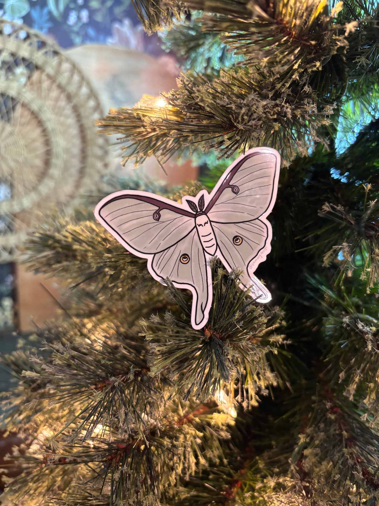 Luna Moth Sticker